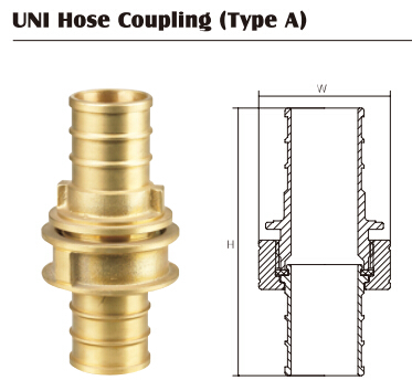 UNI 70 Italian Market Kind Fire Hose Coupling