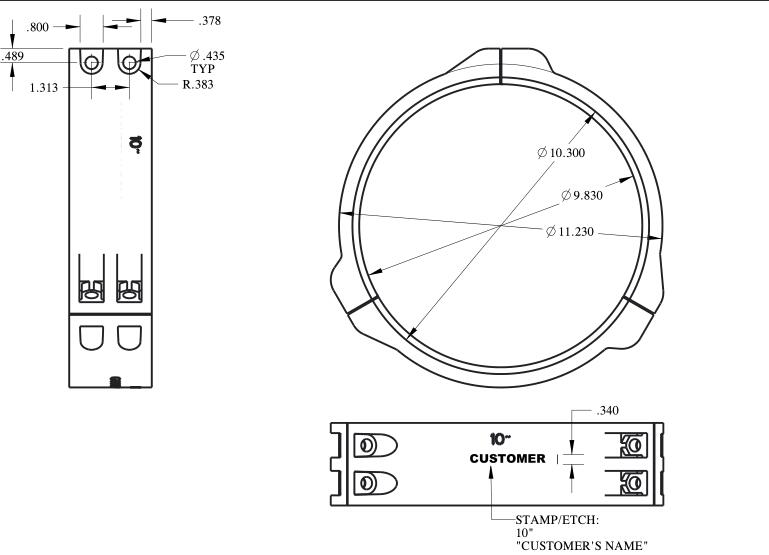 Large Diameter American type Storz Hose Couplings