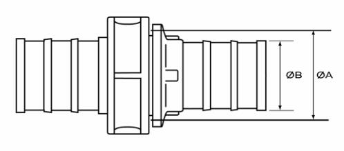 UNI 70 Italian Market Kind Fire Hose Coupling