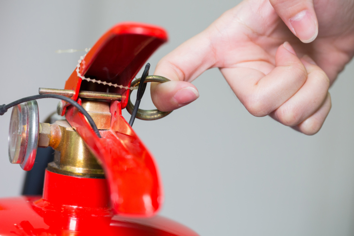 Fire Extinguisher Safety Pin